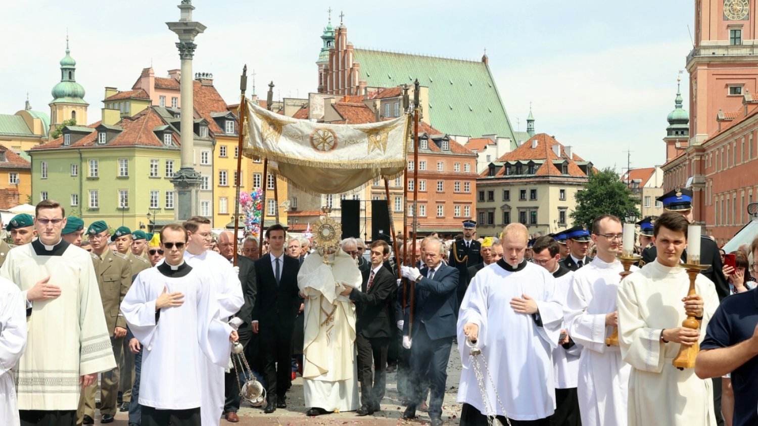 Procesja w Boże Ciało.