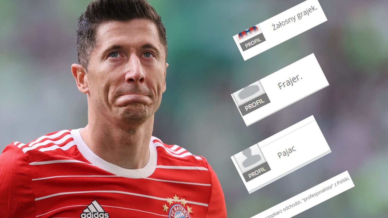 Tak pożegnali Roberta Lewandowskiego kibice Bayernu Monachium po odejściu do Barcelony.