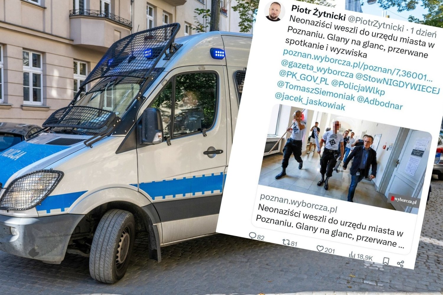 Neonaziści w urzędzie w Poznaniu. Mamy stanowisko ratusza.