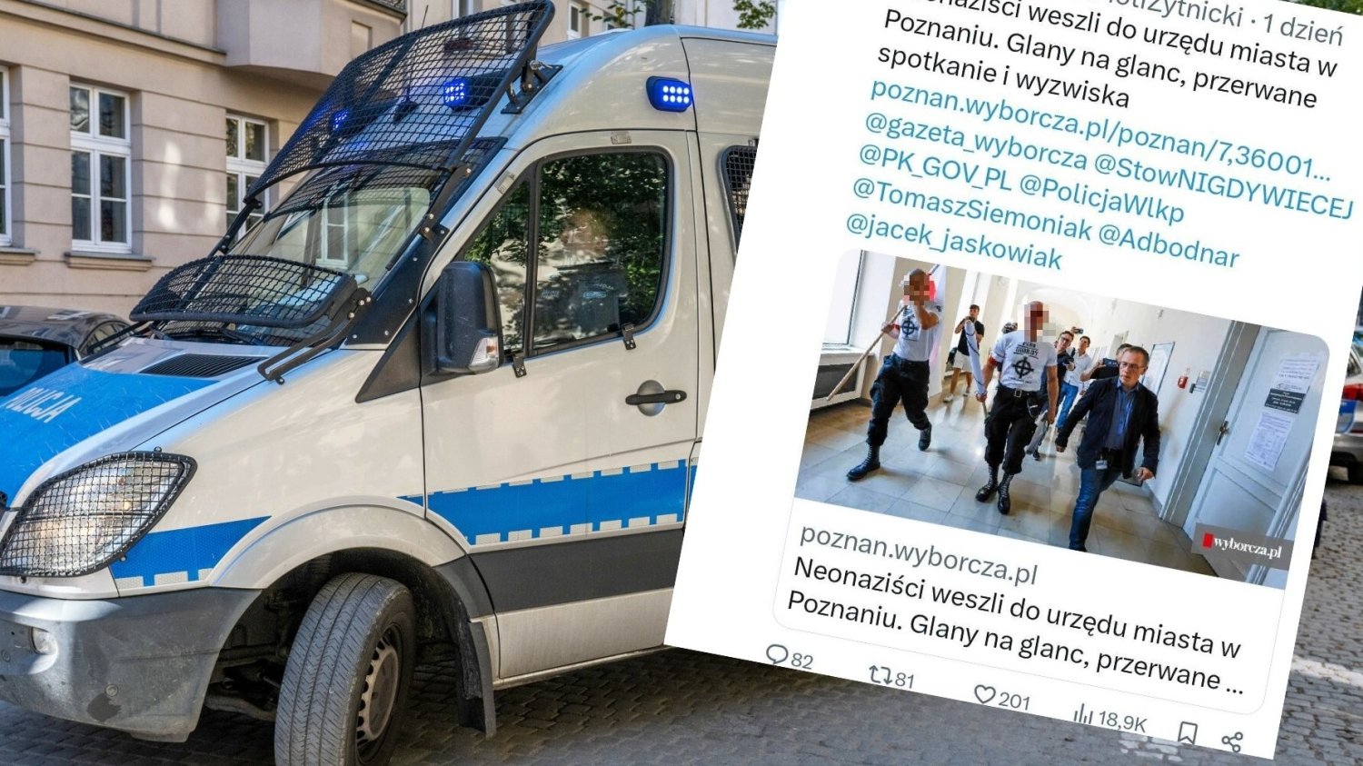 Neonaziści w urzędzie w Poznaniu. Mamy stanowisko ratusza.