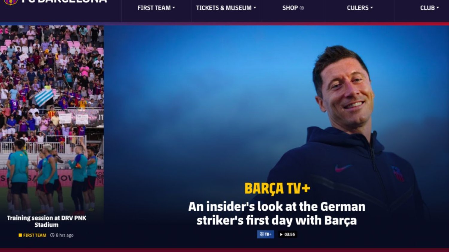 "Niemiecki napastnik". Kompromitacja Barcelony, nie wiedzą nawet skąd jest Robert Lewandowski