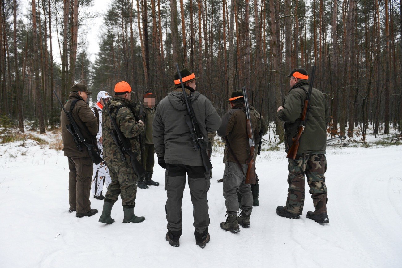 Myśliwi na polowaniu