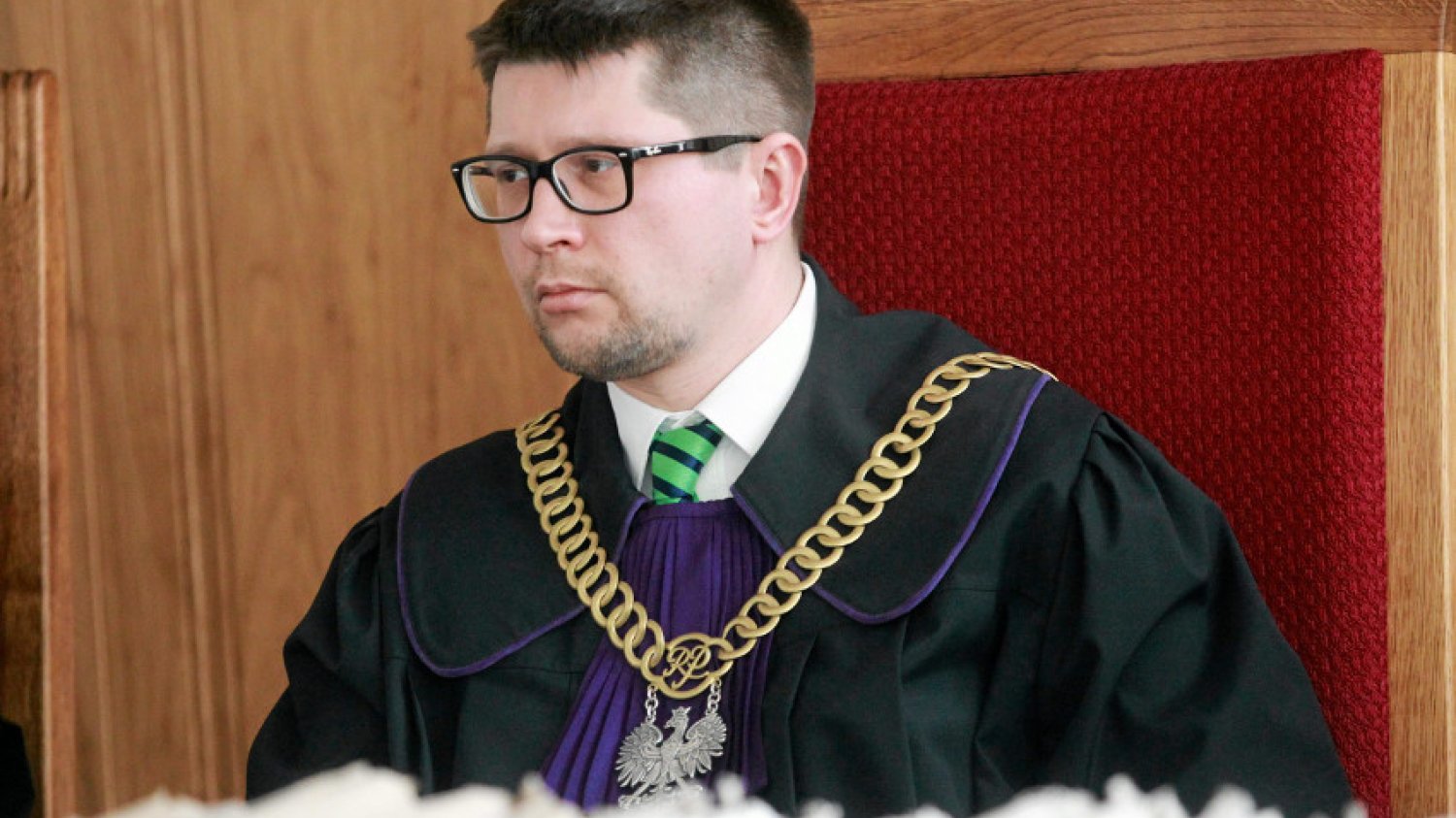 Sędzia Łączewski wyznaje, że czuje na karku oddech ABW i twierdzi, że współczuje tym, którym kazano szukać na niego jakichś haków.