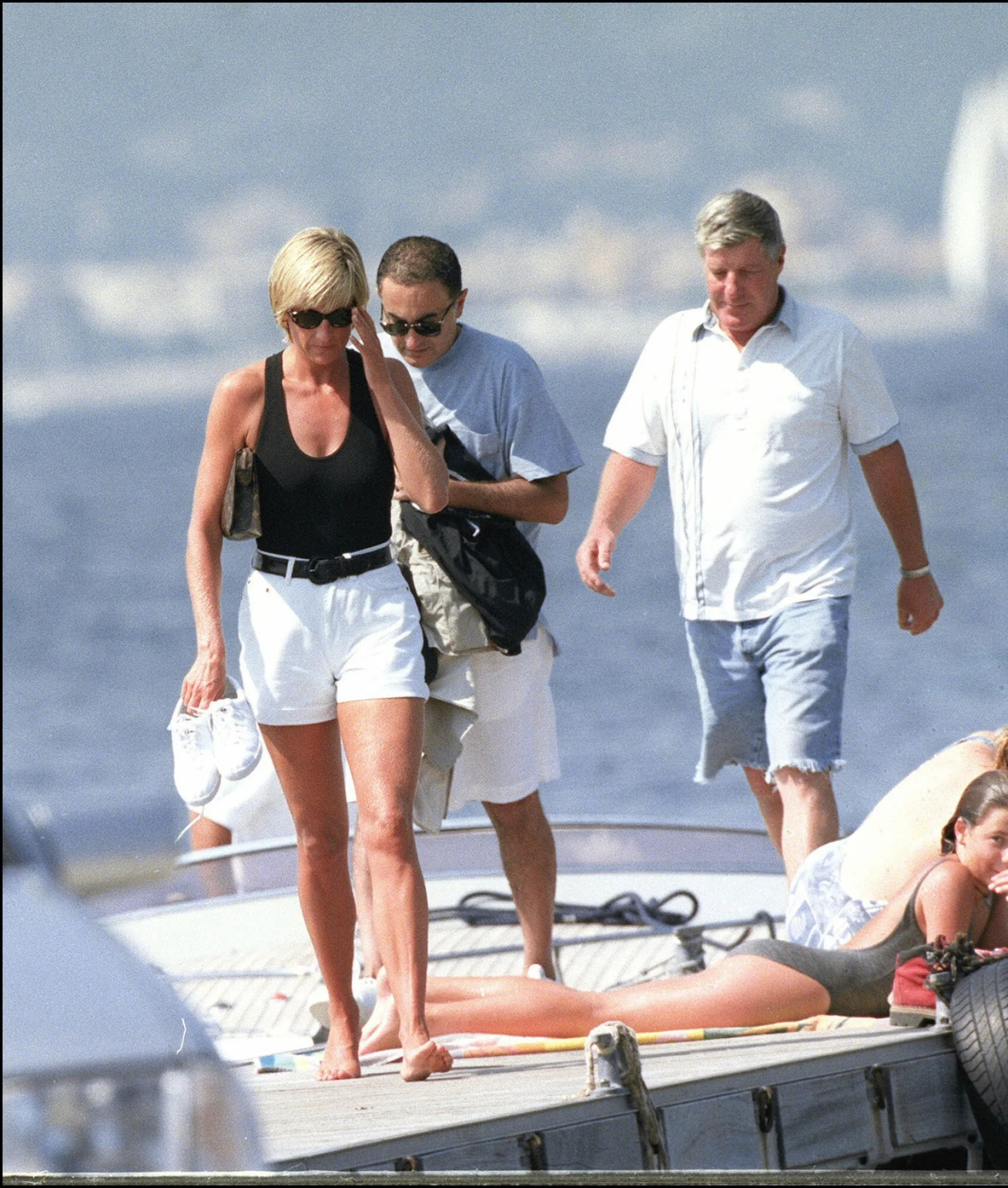Księżna Diana i Dodi Al-Fayed na jachcie.