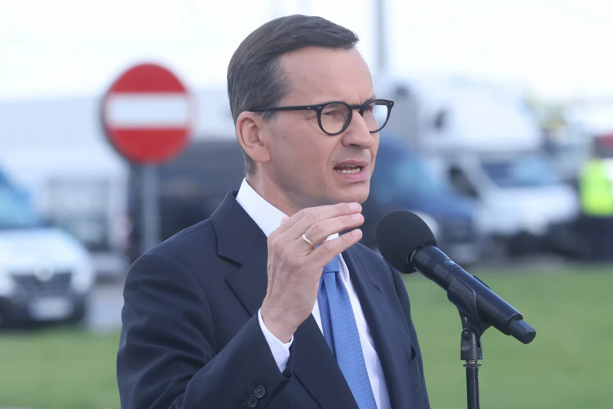 Premier Mateusz Morawiecki wdał się w dyskusję z dziennikarzem TVN24.
