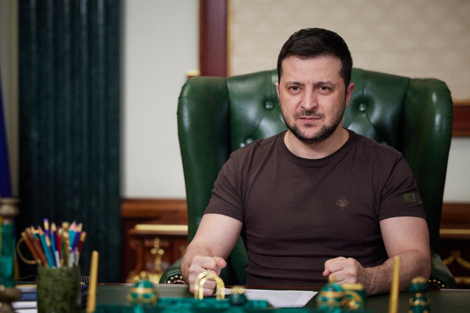 Prezydent Ukrainy wygłosił kolejne przemówienie.