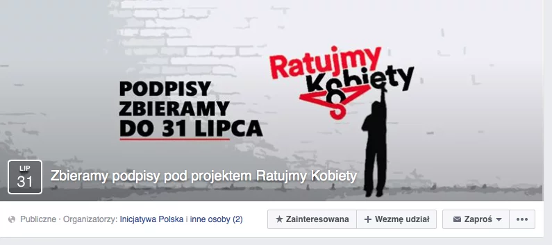 Ratujmy kobiety - trwa zbiórka podpisów pod obywatelskim projektem.