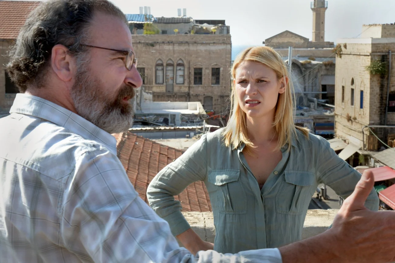 Mandy Patinkin i Claire Danes w serialu "Homeland"