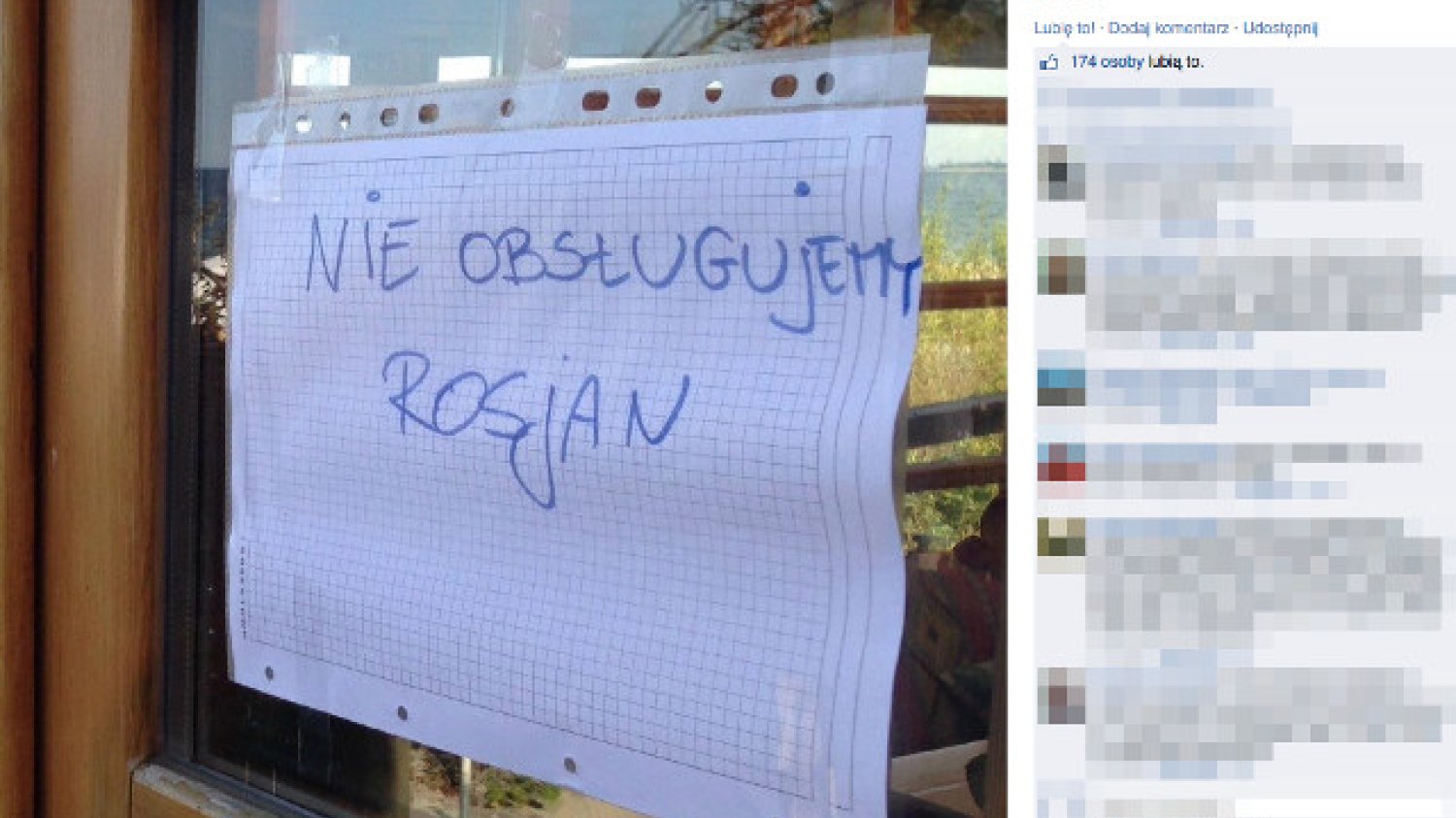 Wojciech Cejrowski polecił internautom restaurację, która nie obsługuje Rosjan