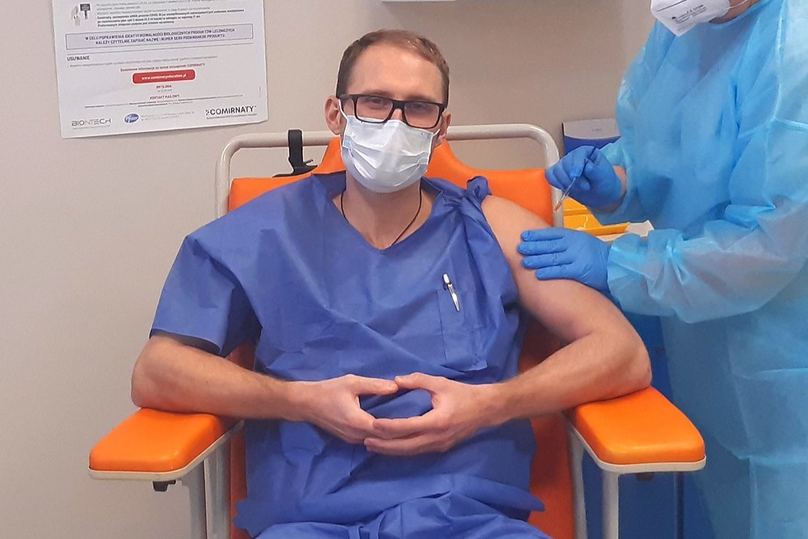 Dr Jan Czarnecki jest lekarzem w szpitalu Biegańskiego w Łodzi