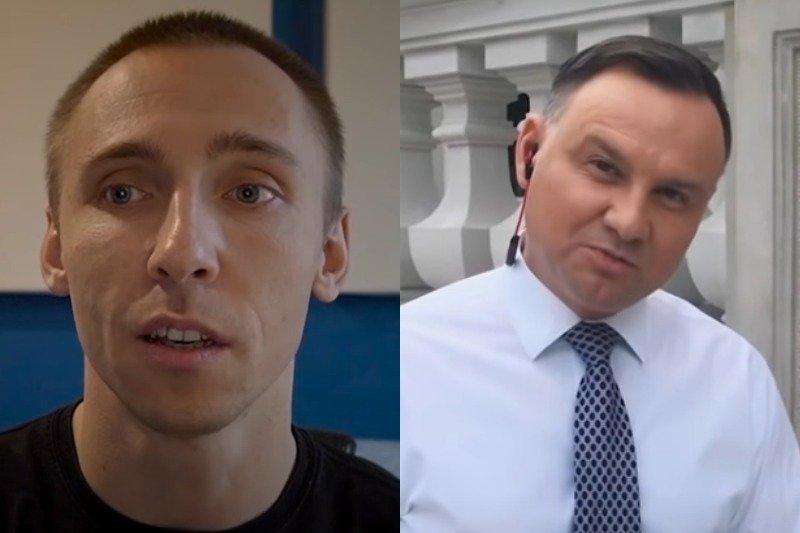 Raper Zeus nominował Andrzeja Dudę do wyzwania Hot16Challenge.