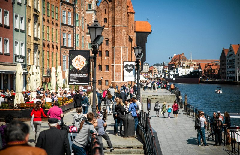 Turyści w Gdańsku