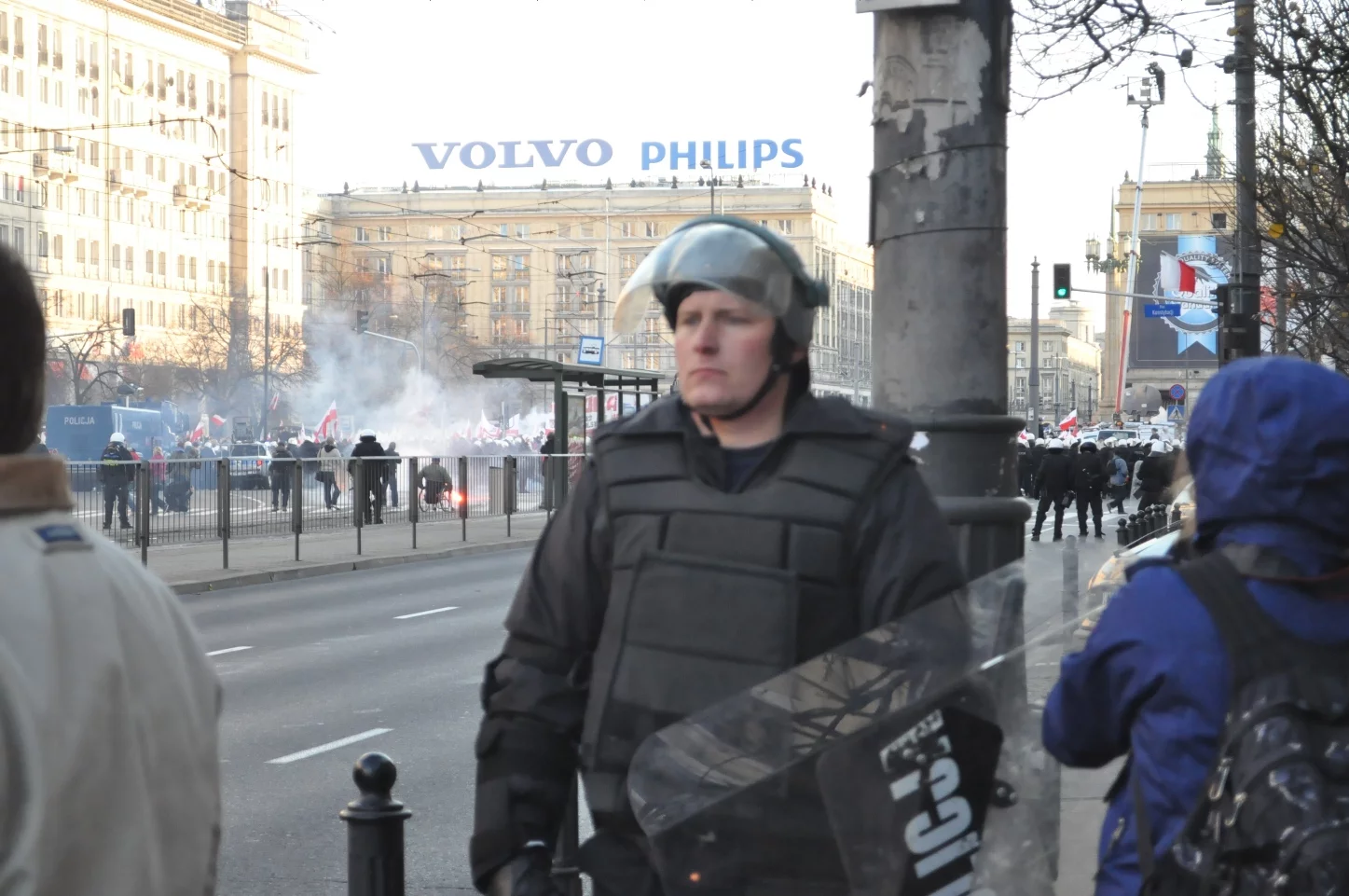 Zamieszki na placu Konstytucji 11 listopada 2011