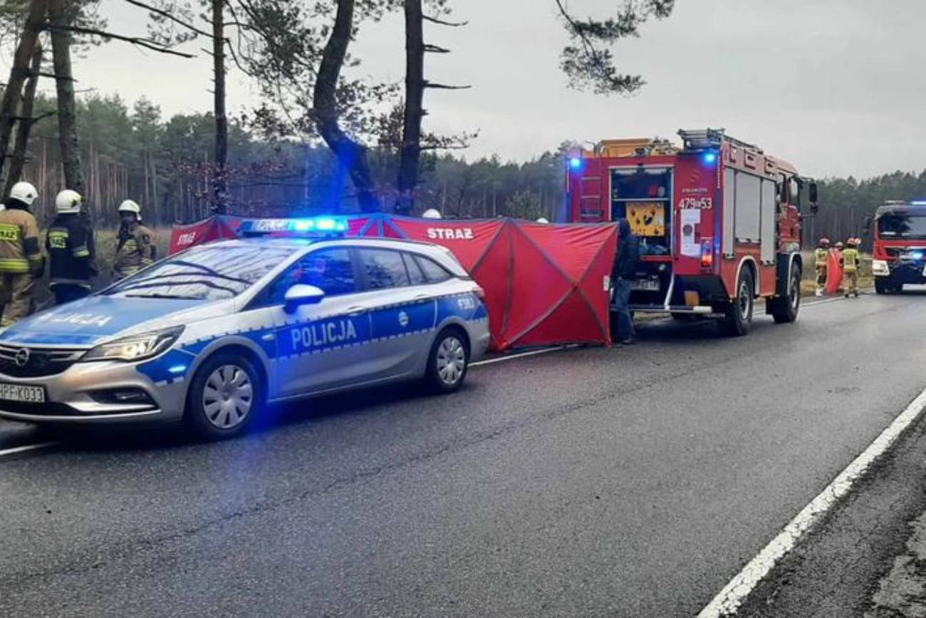 Anielin: śmiertelny wypadek. Zginął syn, ojciec jest ranny