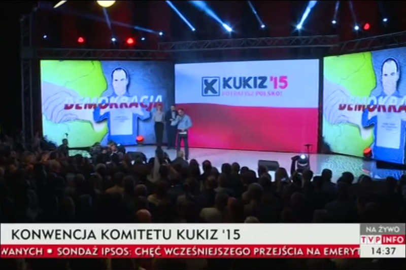 Paweł Kukiz na konwencji wyborczej zapowiada, że nie będzie wchodził w koalicję.