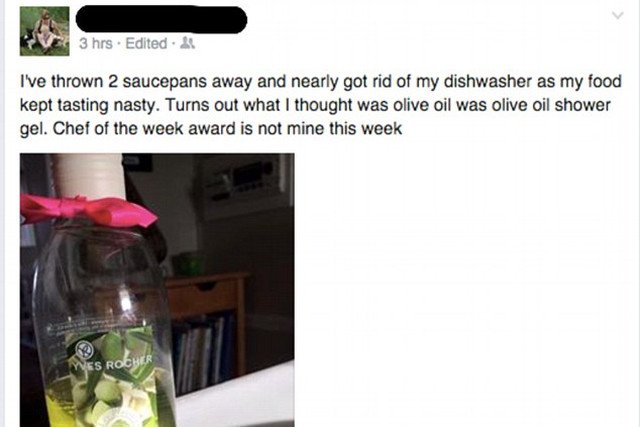 Nie dostanę nagrody szefa kuchni tygodnia.