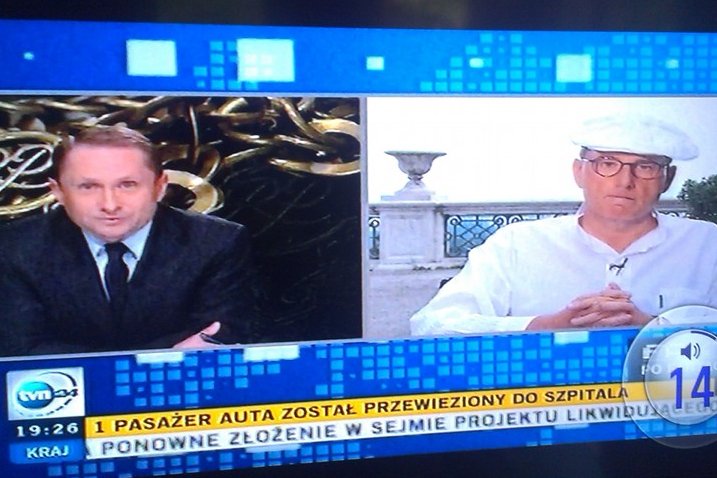 Jan Rokita w trakcie rozmowy z Kamilem Durczokiem