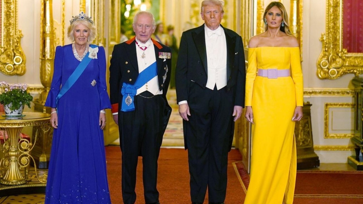 Donald Trump z wizytą u króla Karola III.
