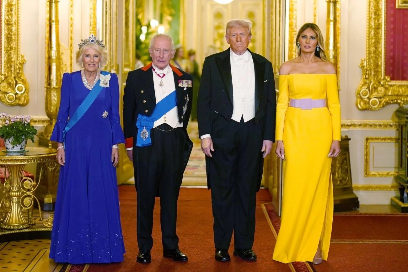 Donald Trump z wizytą u króla Karola III.