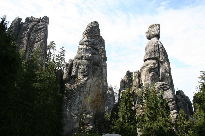 Skalne Miasto w Czechach w czasie weekendu przeżywa oblężenie Polaków.