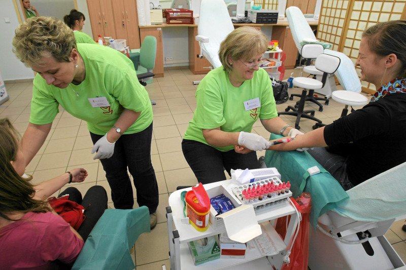 Rejestracja kandydatów na dawców szpiku kostnego