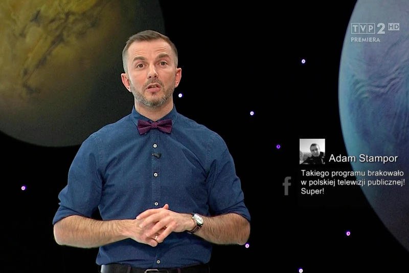 Tomasz Rożek zaraża swoją pasją do nauki.