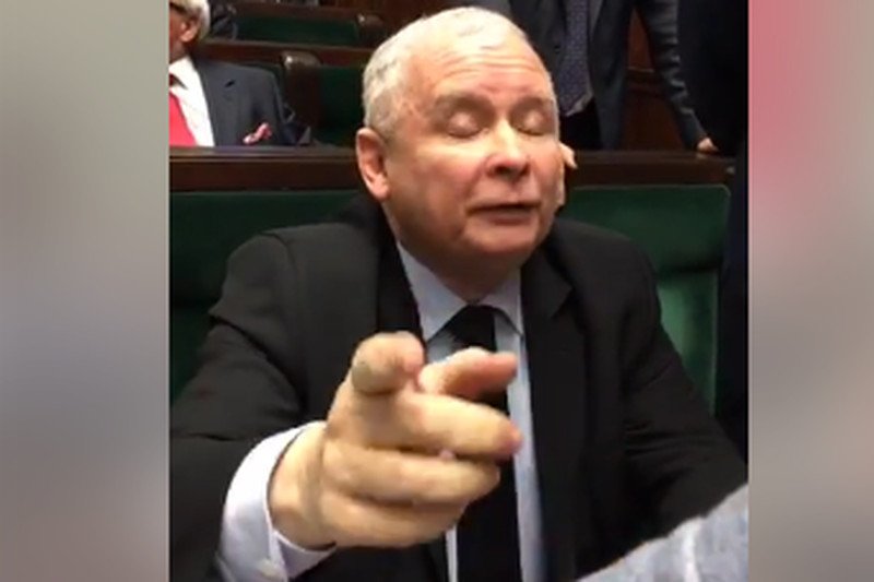 "Niech pani idzie do diabła" – powiedział prezes Kaczyński.