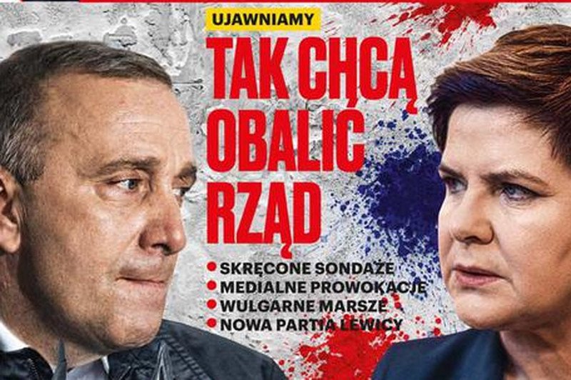 Okładkowy temat najnowszego wydania tygodnika "wSieci" ostrzega przed opozycją