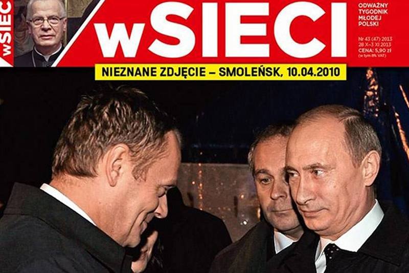 Okładka najnowszego tygodnika "wSieci"