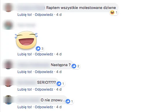 W tej dyskusji na FB biorą udział same kobiety.