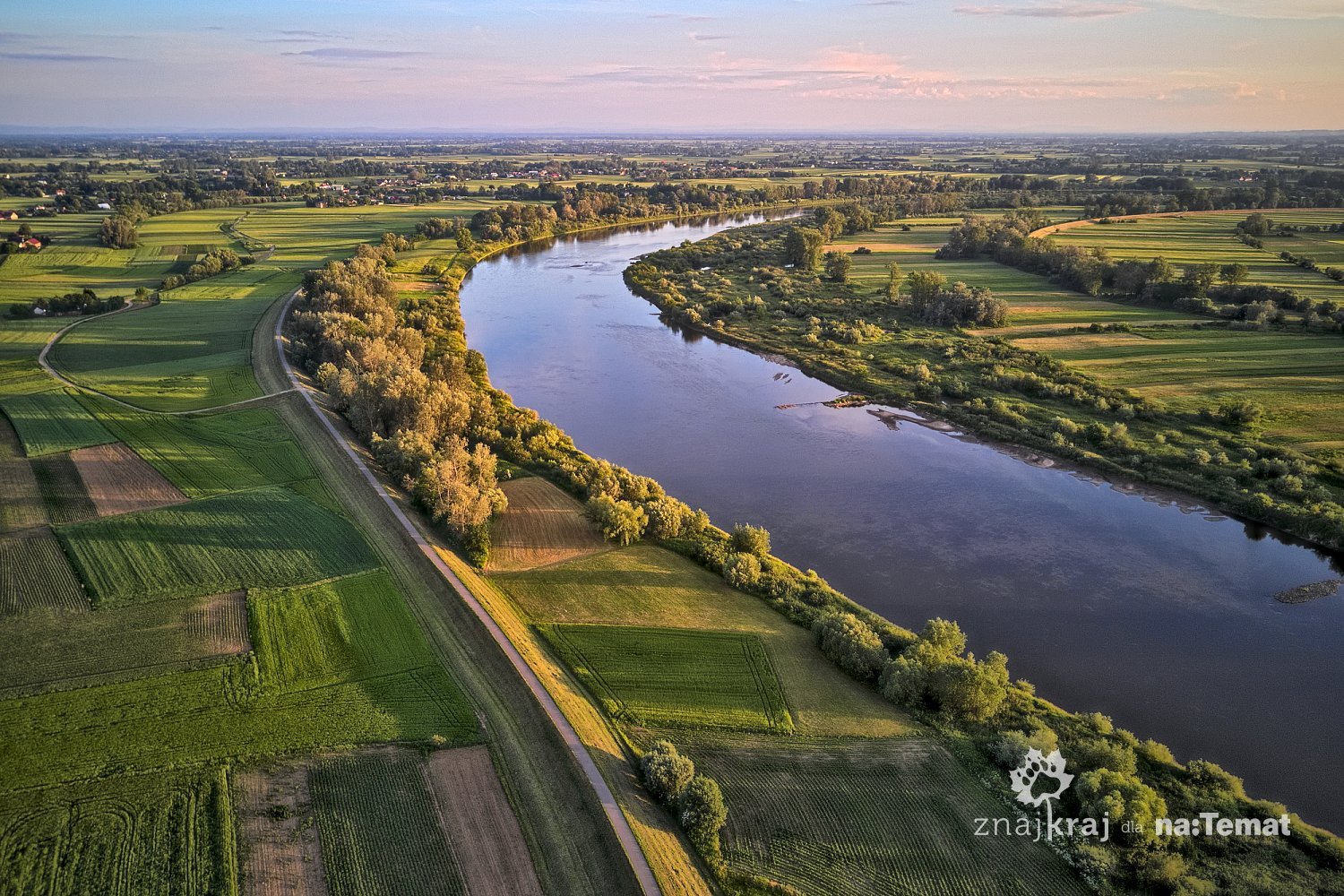 Wisła i Wiślana Trasa Rowerowa we wschodniej Małopolsce