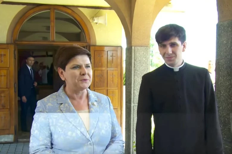 Ks. Tymoteusz Szydło jest synem byłej premier. Niedawno trafił do parafii w Oświęcimiu.