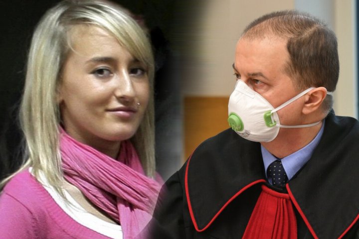 Na zdjęciu: Iwona Wieczorek, prokurator Piotr Krupiński podczas rozprawy