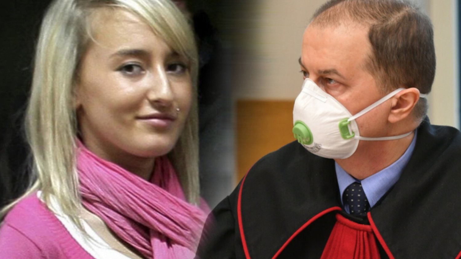 Na zdjęciu: Iwona Wieczorek, prokurator Piotr Krupiński podczas rozprawy