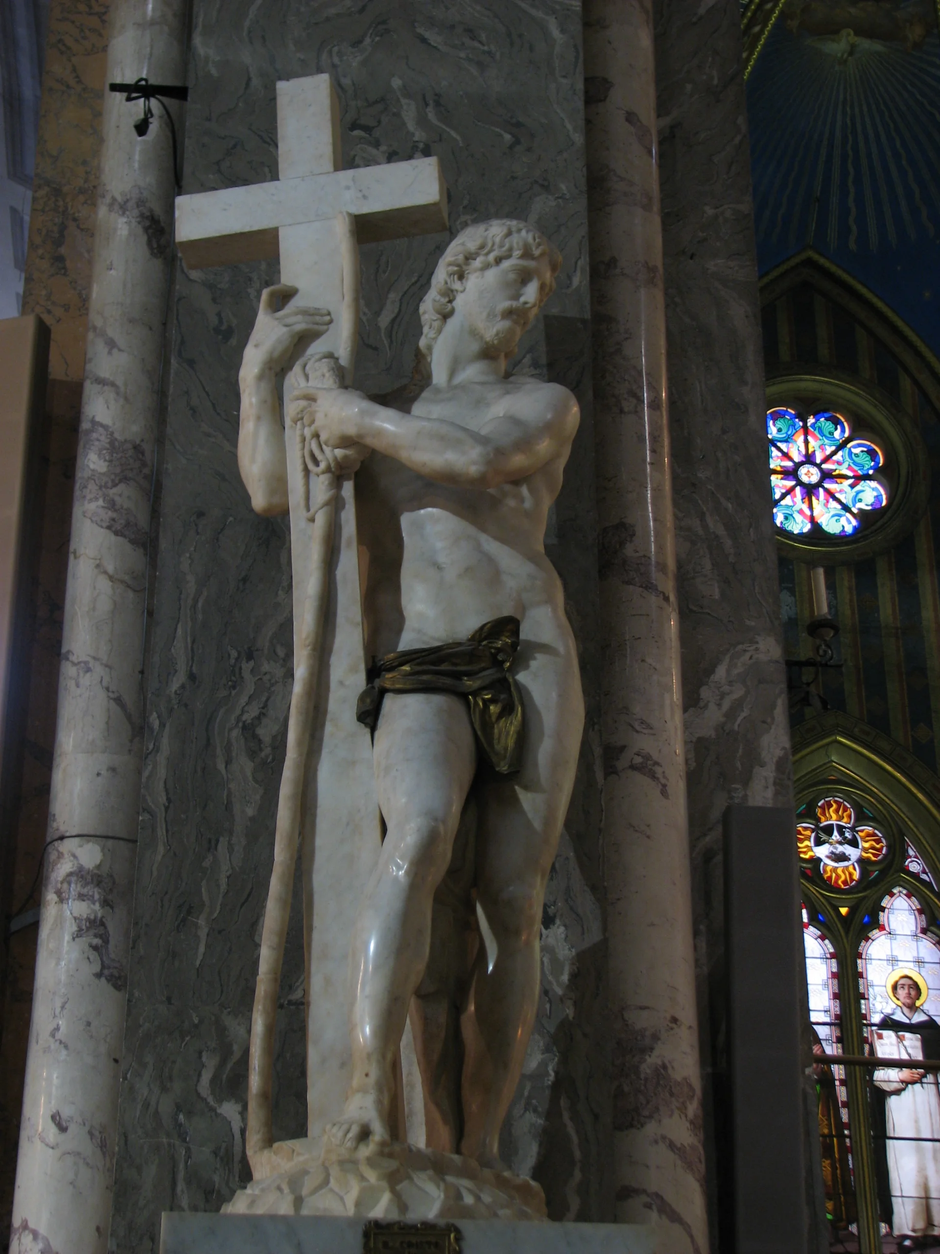 Zmartwychwstały Chrystus Michała Anioła w kościele Santa Maria sopra Minerva w Rzymie