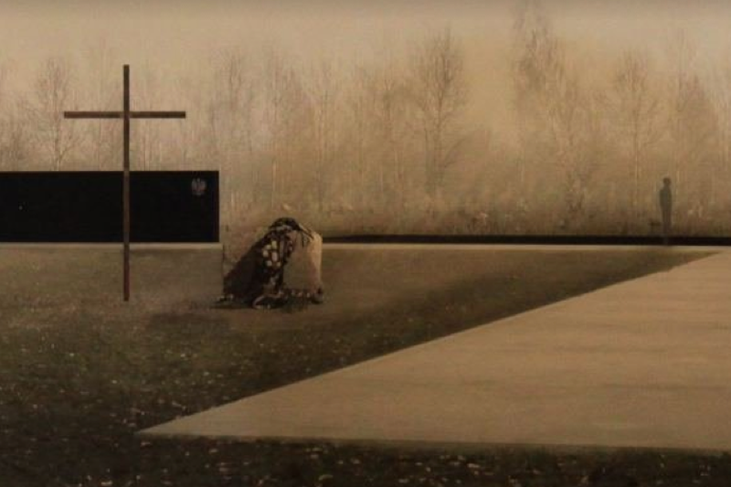 Zwycięski projekt pomnika w Smoleńsku.