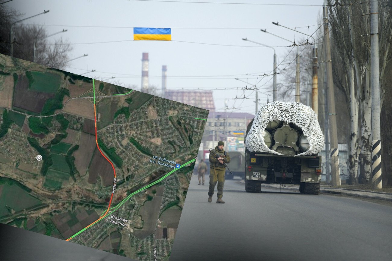 Na mapach Google można było zobaczyć, jak Rosjanie zmierzają w kierunku Ukrainy.