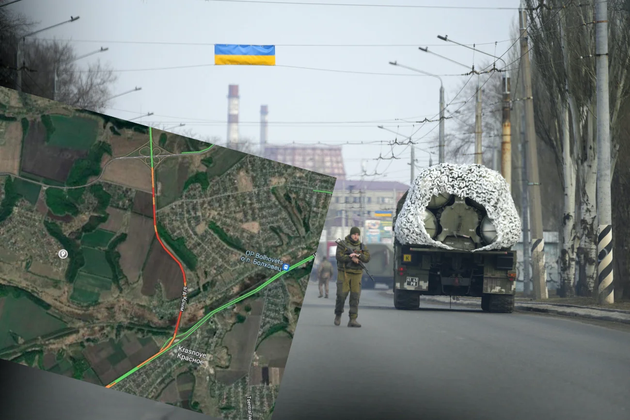Na mapach Google można było zobaczyć, jak Rosjanie zmierzają w kierunku Ukrainy.