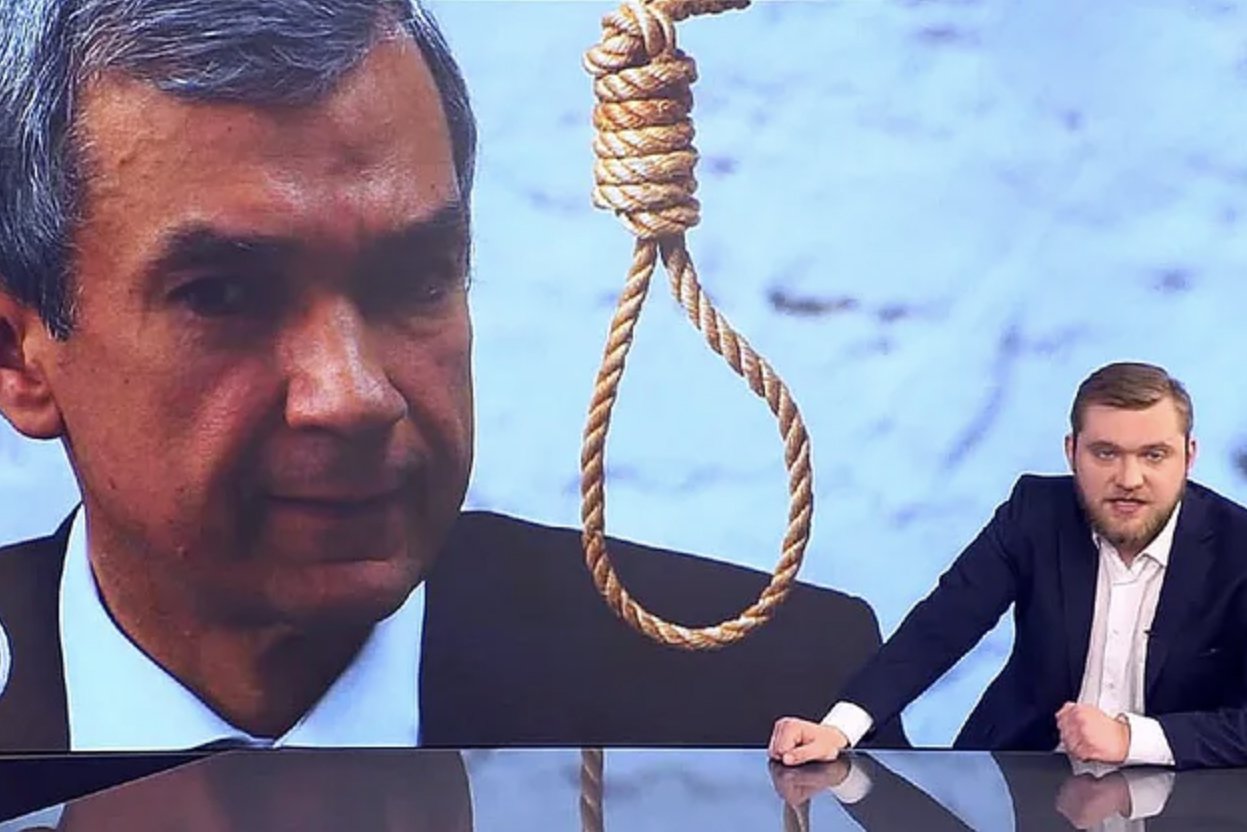 Białoruska stacja "wiesza" opozycjonistów. Koszmarny materiał w programie.