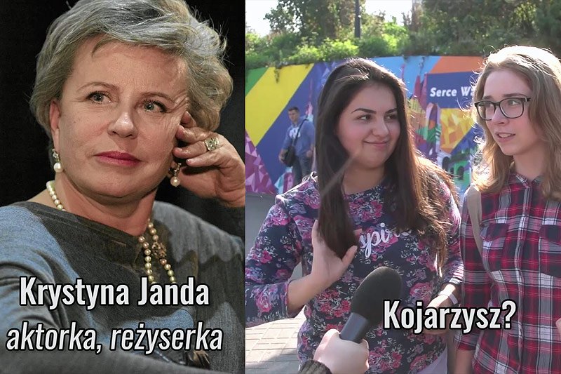 Czy młodzi Polacy znają ludzi takich, jak Krystyna Janda...?