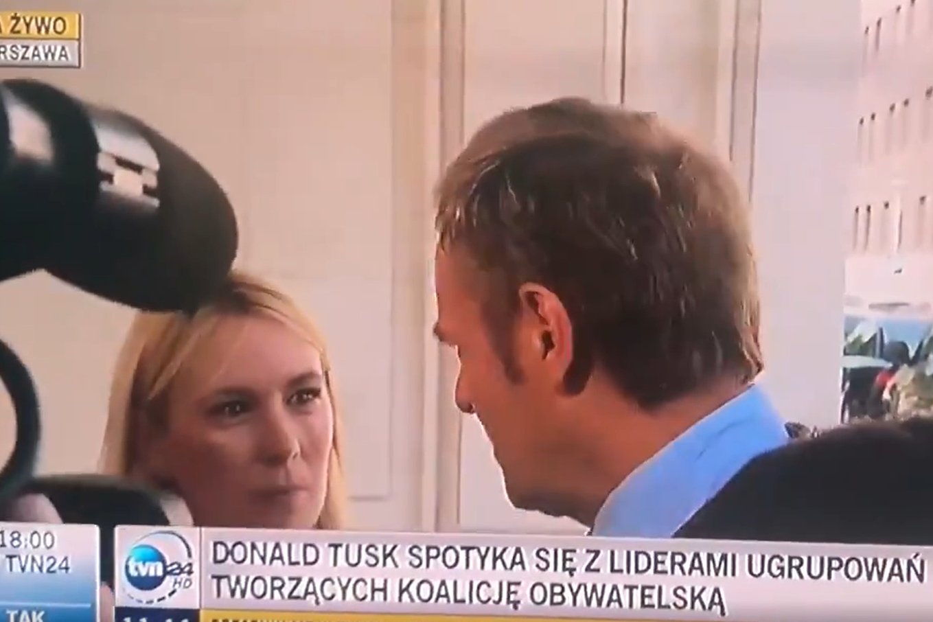 Donald Tusk wyjaśnił pracownicy TVP, czym się skończy szczucie na niego.
