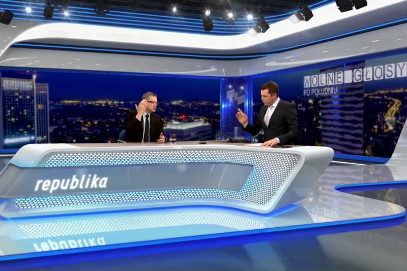 Grzegorz Braun zaatakował Telewizję Republika.