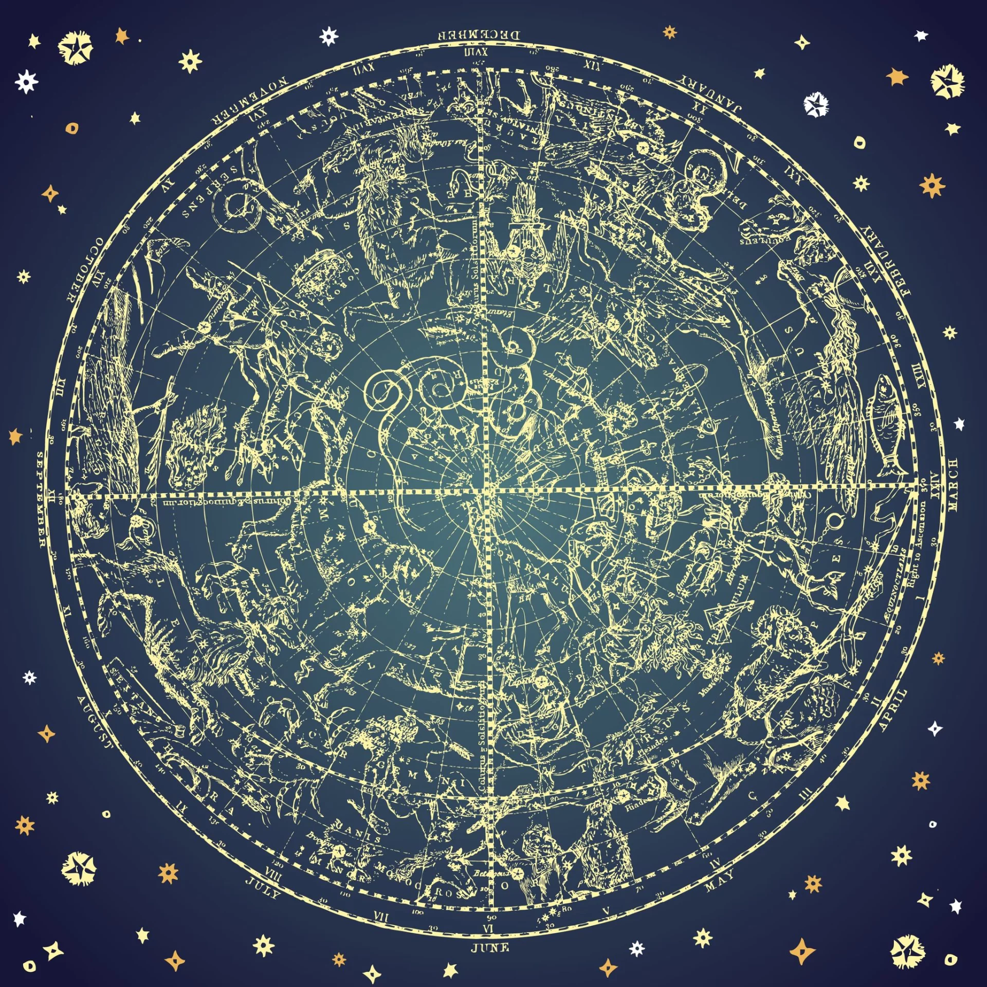 Konstelacja zodiaku.