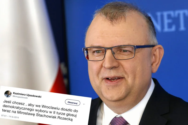 Nowy kandydat PO na prezydenta Wrocławia skasował niewygodny tweet z przeszłości.