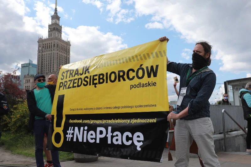7 i 8 maja na ulice Warszawy wyszli przedsiębiorcy.
