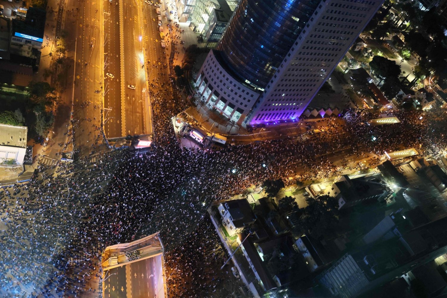 Protest w Tel Awiwie.