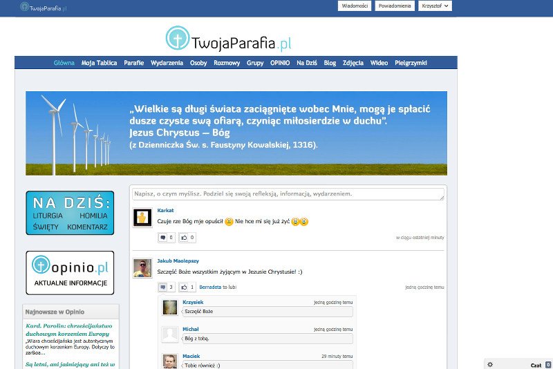 Katolicy mają własnego Facebooka - TwojaParafia.pl. Otwarcie na potrzeby, czy tworzenie enklawy "dla wybranych"?