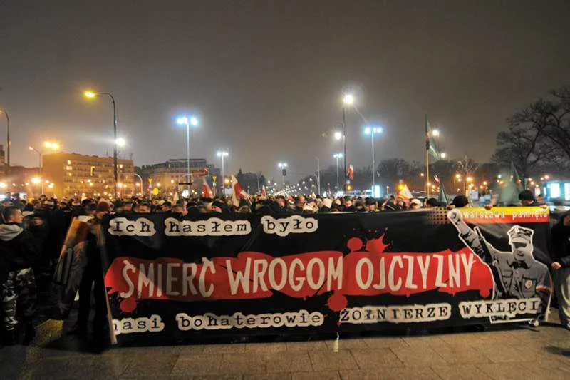 1 marca 2012. Pochód z okazji Dnia Pamięci o Żołnierzach Wyklętych