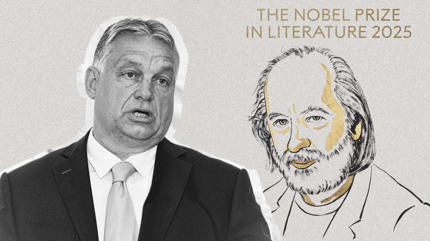 Laszlo Krasznahorkai mocno krytykuje politykę Viktora Orbana Viktor Orban i Laszlo Krasznahorkai