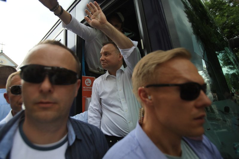 Wizyta Andrzeja Dudy w centrum onkologii w Lublinie sparaliżowała placówkę na dwie godziny.